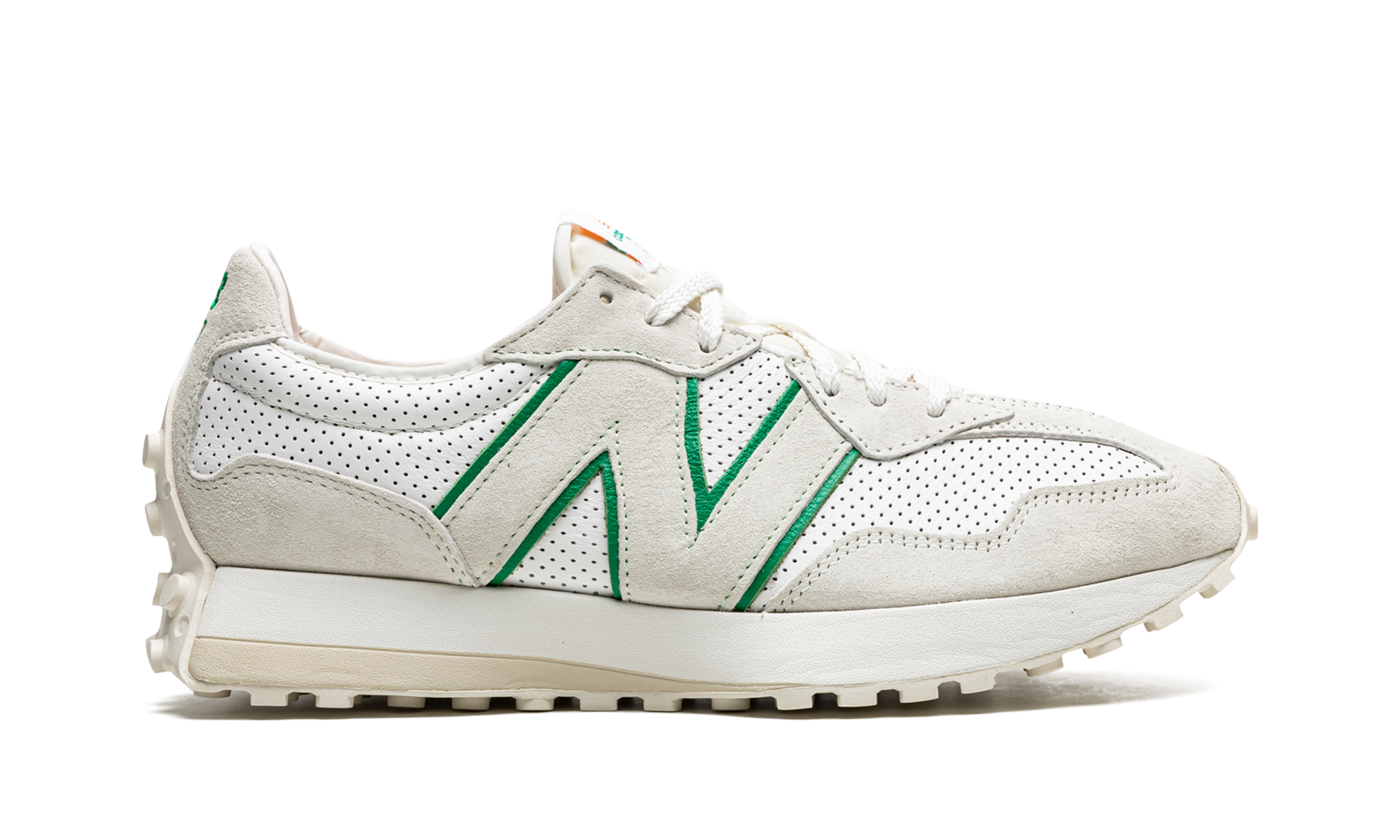 New Balance 327 Casablanca Green Logo