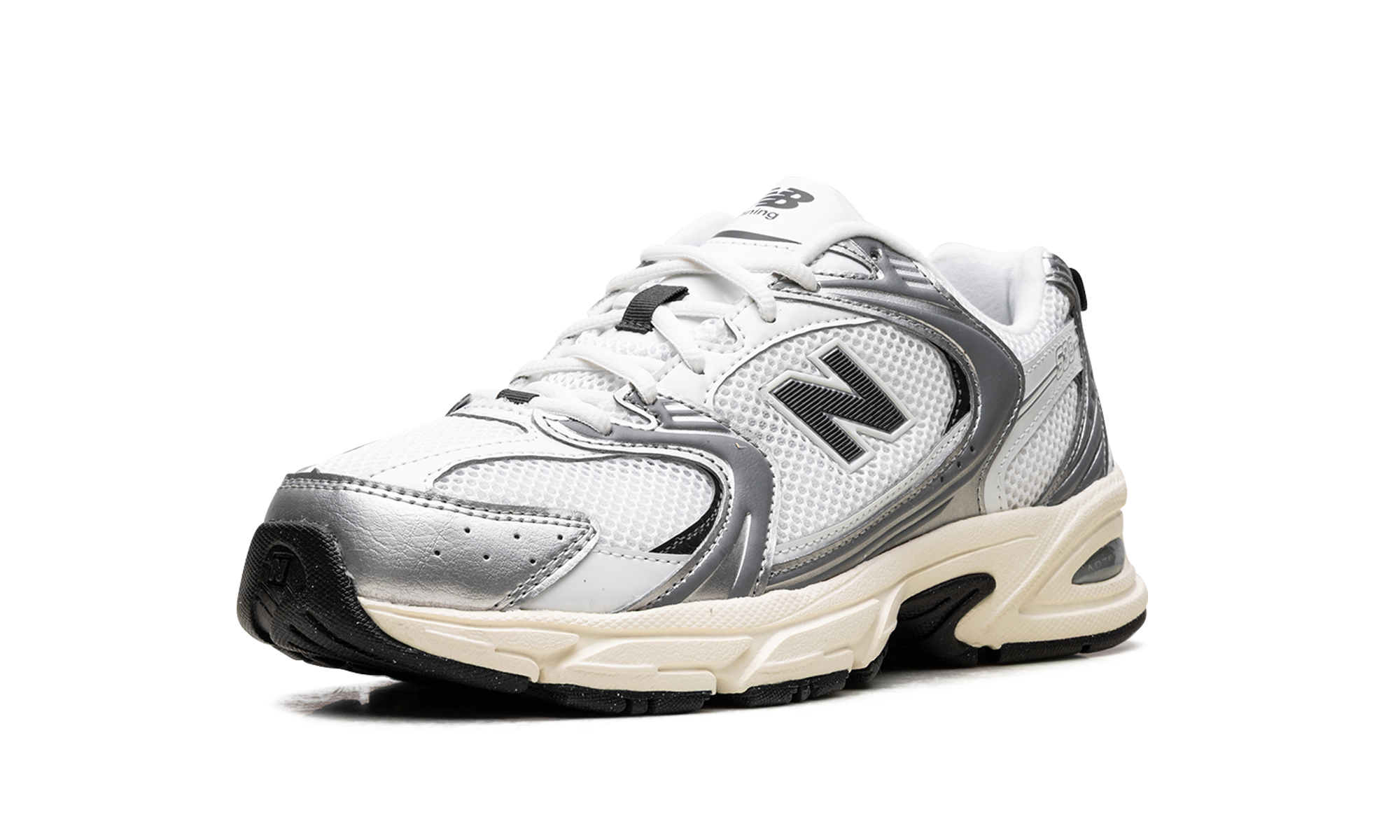 New Balance 530 Silver Metallic Black Cement