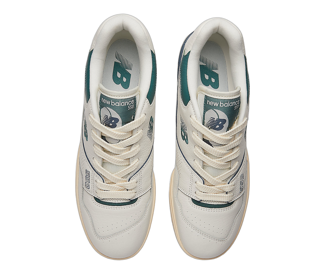 New Balance 550 New Spruce Mini Logo, Sea Salt/New Spruce/Calcium (BB550PTB)