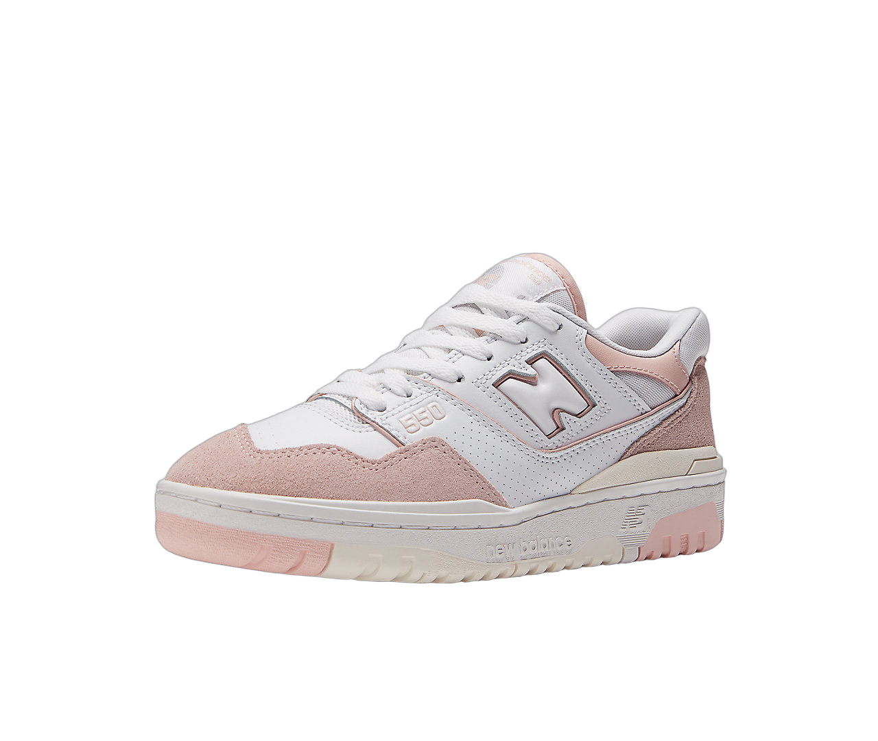 New Balance 550 Pink Sand Sea Salt, White (BBW550CD)