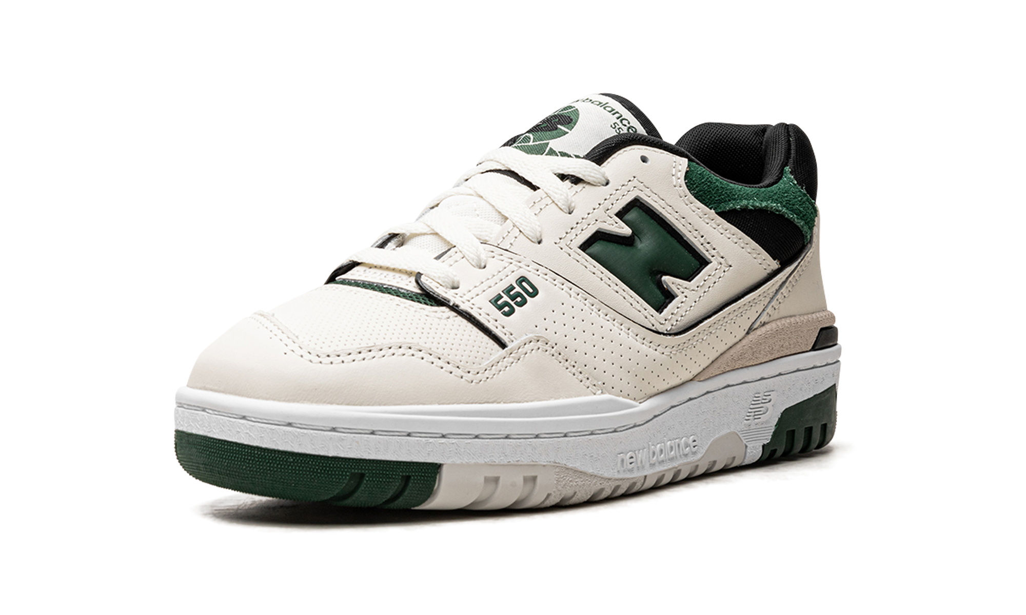 New Balance 550 Sea Salt Pine Green