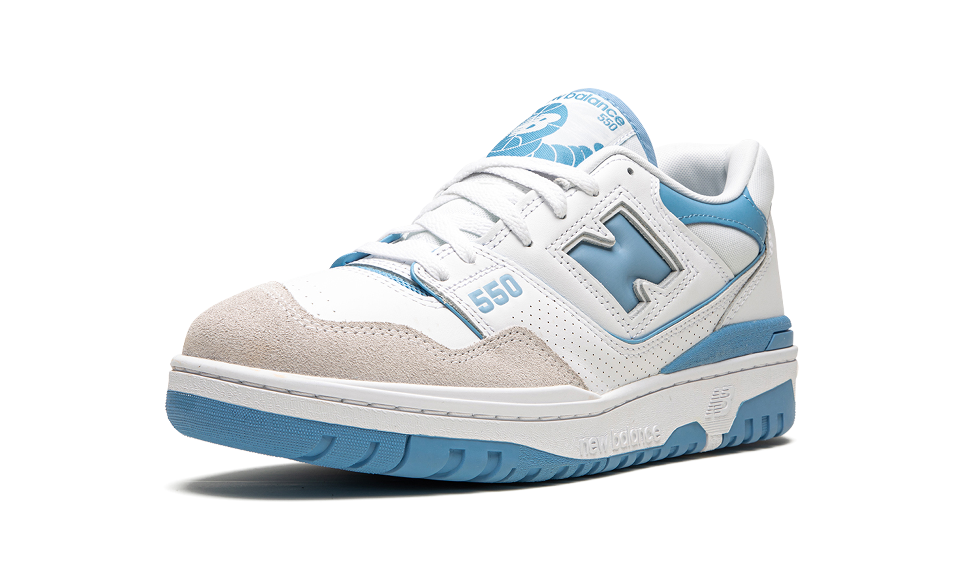 New Balance 550 White Blue Haze Rain Cloud