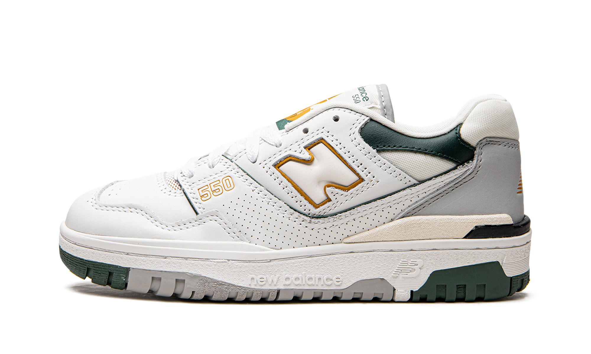 New Balance 550 White Nightwatch Green