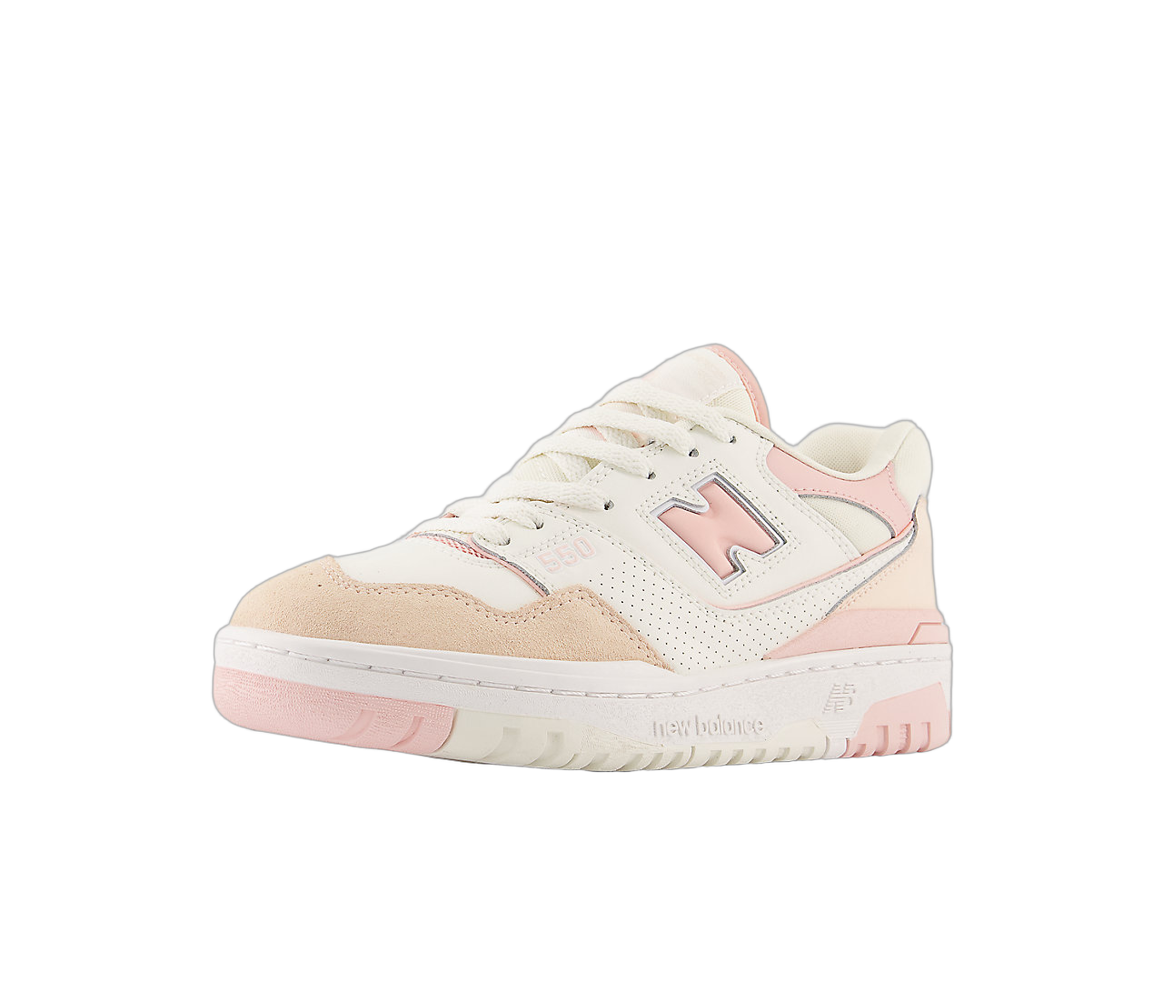 New Balance 550 White Pink, White/Pink (BBW550WP)