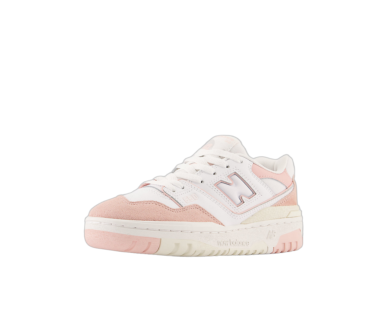 New Balance 550 White Pink Sea Salt, White/Pink Sand/Sea Salt (GSB550CD)