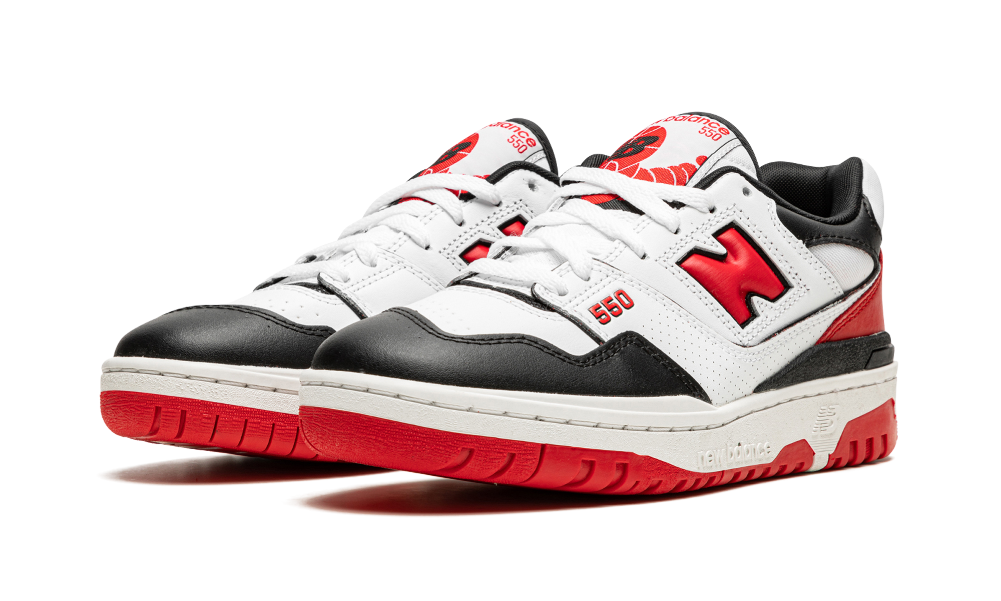 New Balance 550 White Red Black