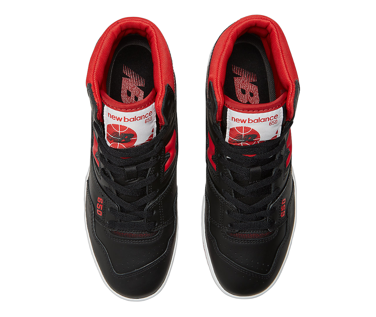 New Balance 650R Black Red, Black/Red/White (BB650RBR)