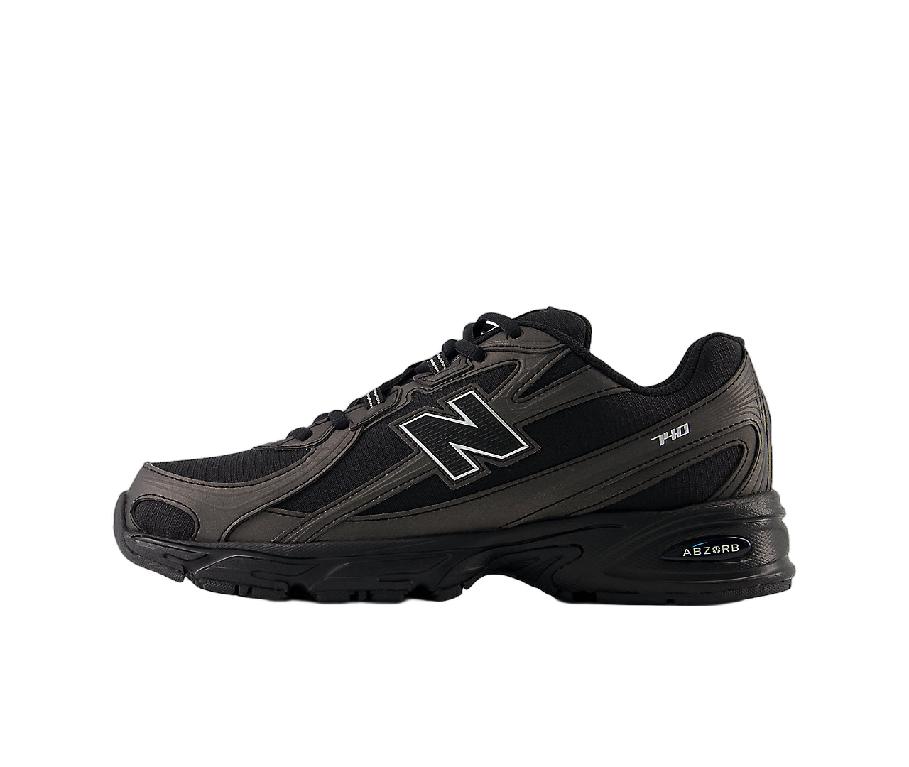 New Balance 740 Black Silver Metallic - Sneak