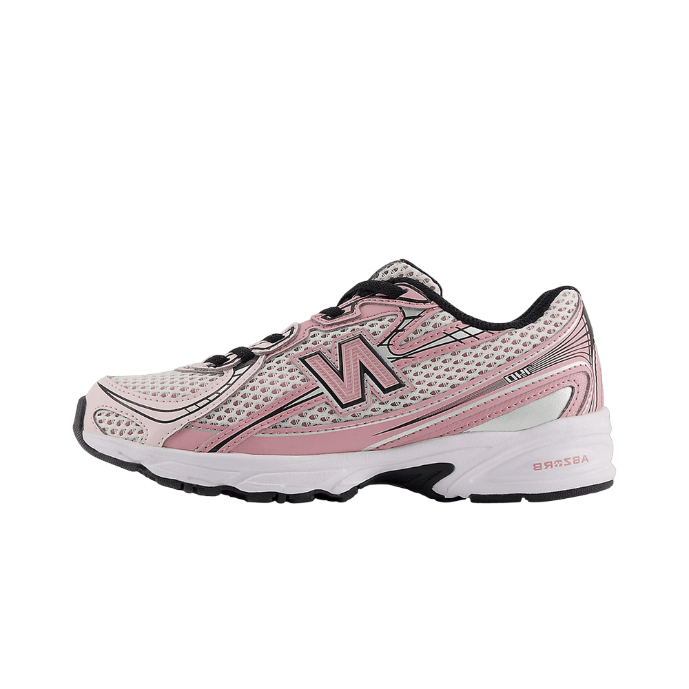 New Balance 740 Bungee Lace Washed Burgundy Pink Taffy (PS)
