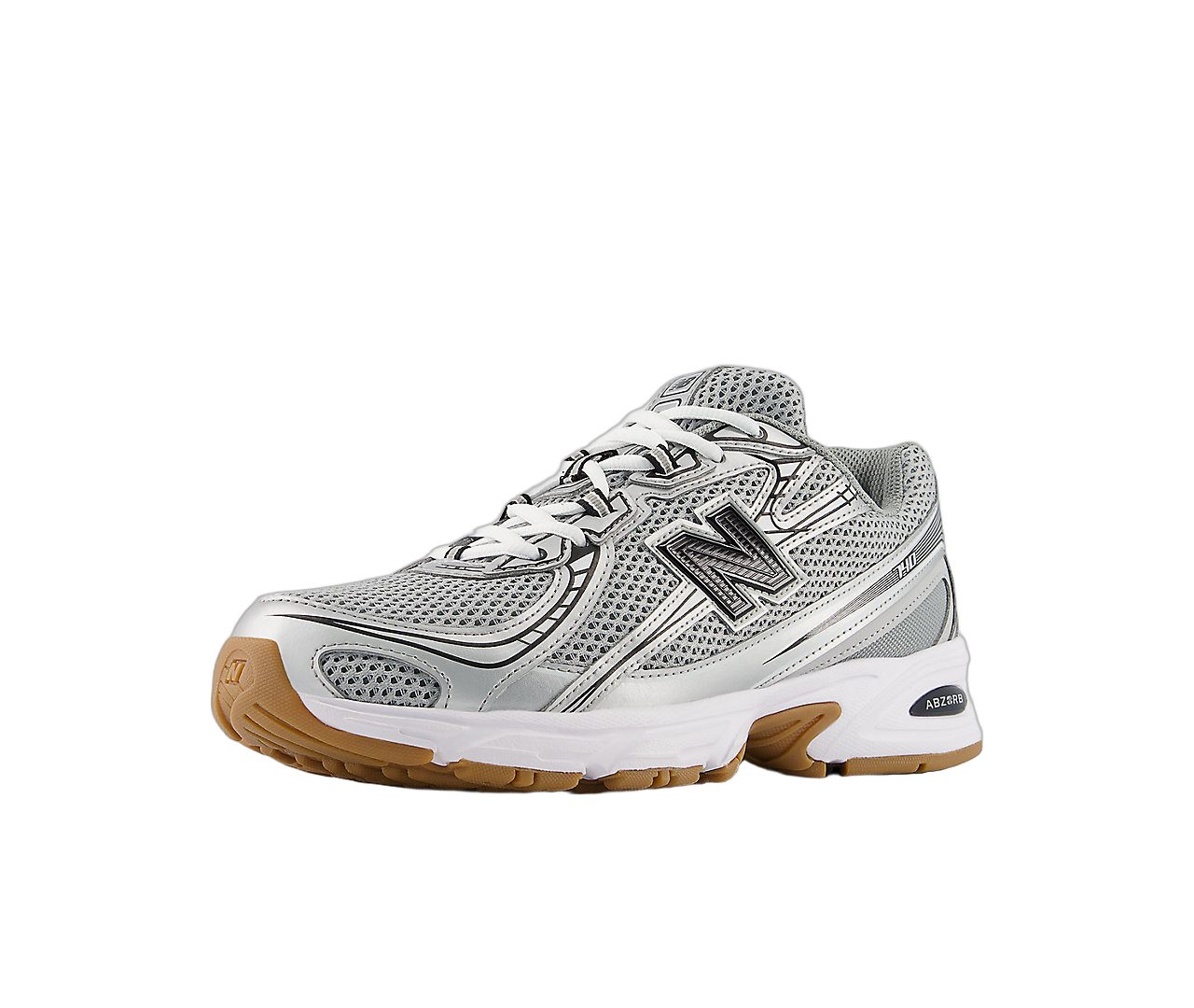 New Balance 740 Slate Grey Frosted Glass White Gum - Sneak