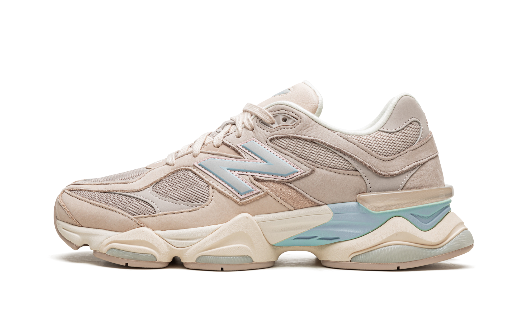 New Balance 9060 Ivory Cream Pink Sand