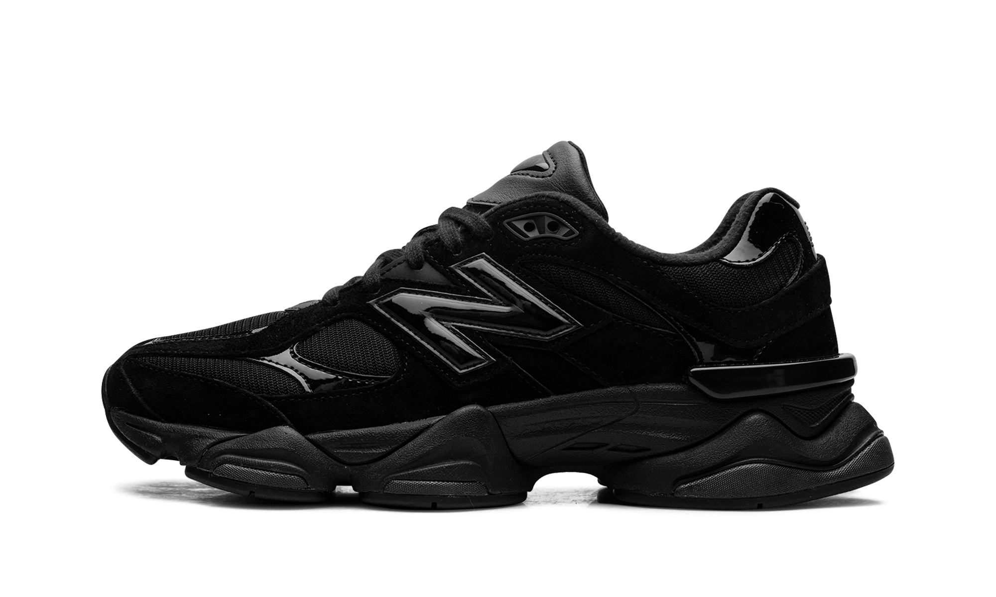 New Balance 9060 Triple Black Patent