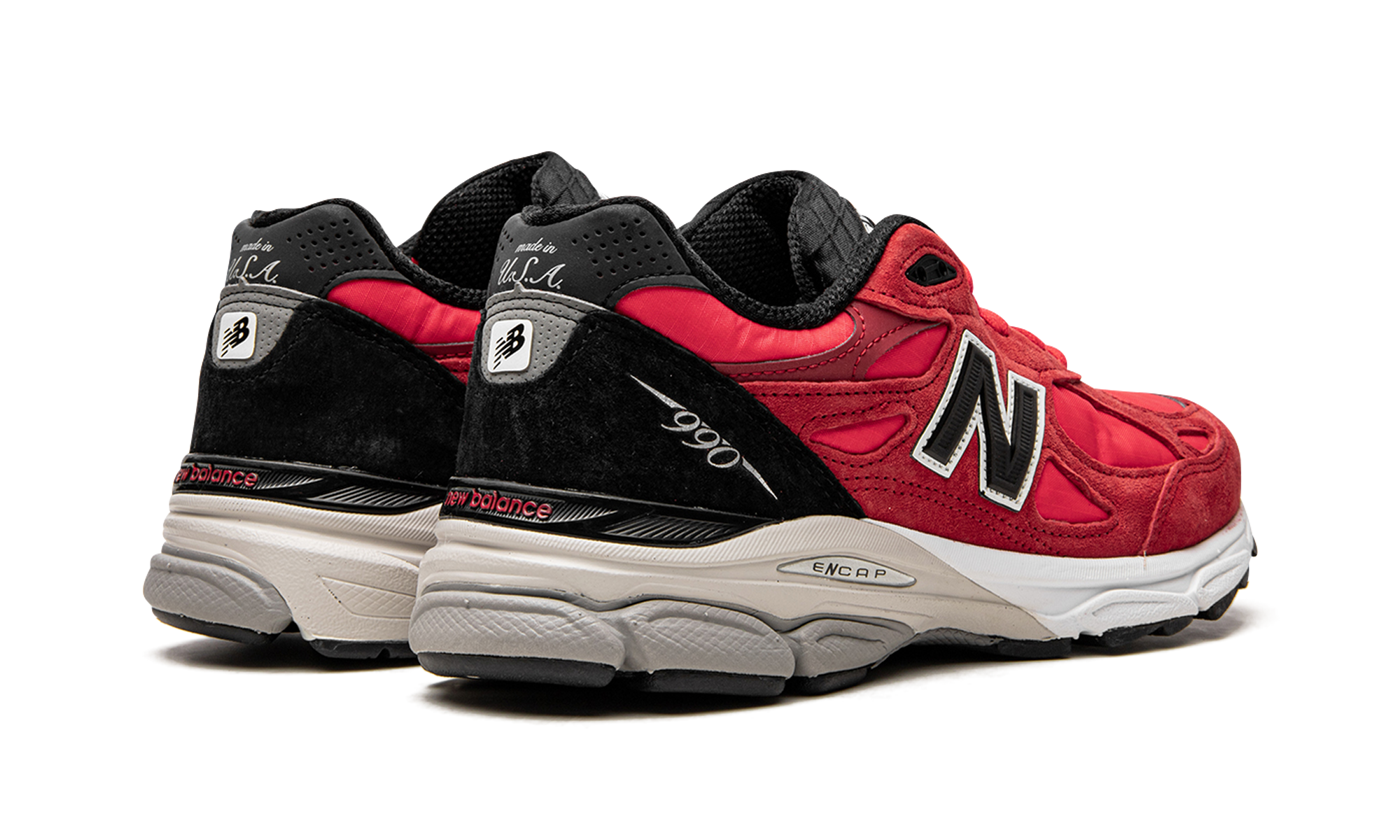 New Balance 990v3 MiUSA Red Suede
