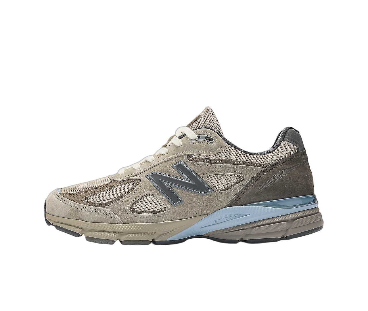 New Balance 990v4 MiUSA Auralee Grey, Grey/White/Blue (U990AR4)