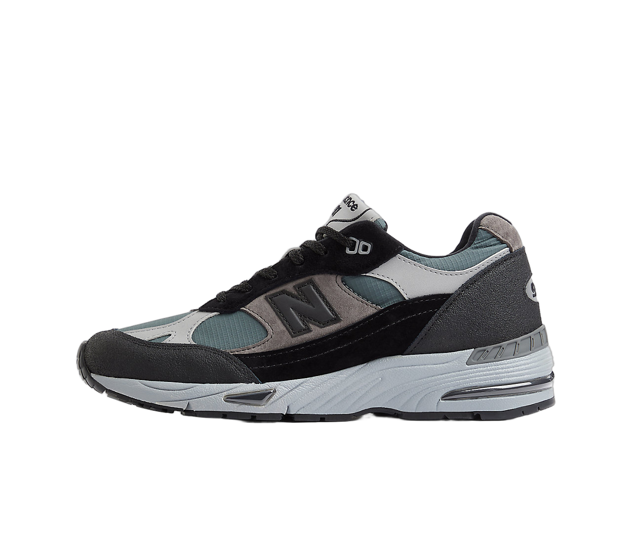 New Balance 991v1 MiUK Urban Winter Pack Black, Black/Turbulence/Monument (M991WTR)