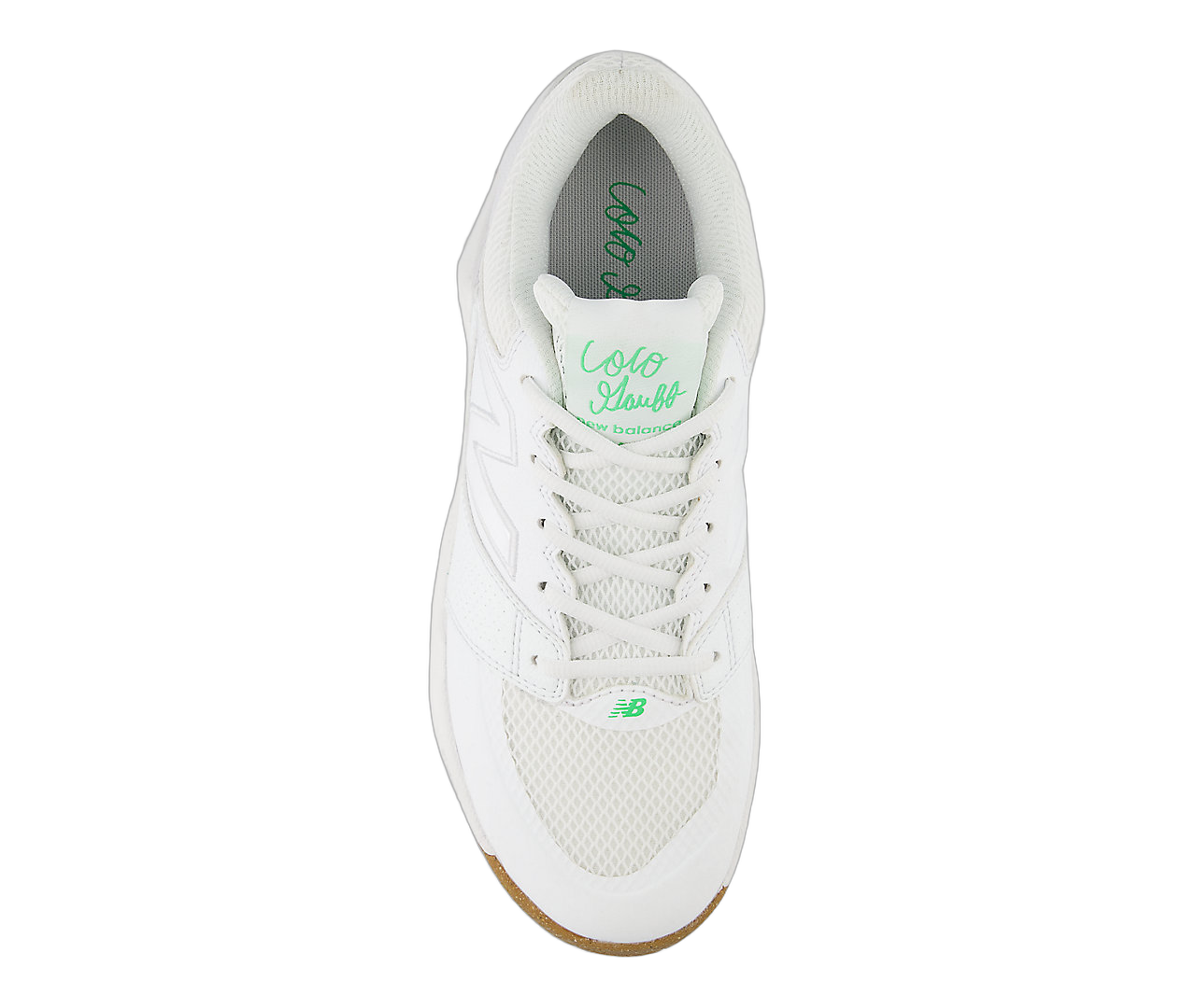 New Balance Coco Delray White Green Apple