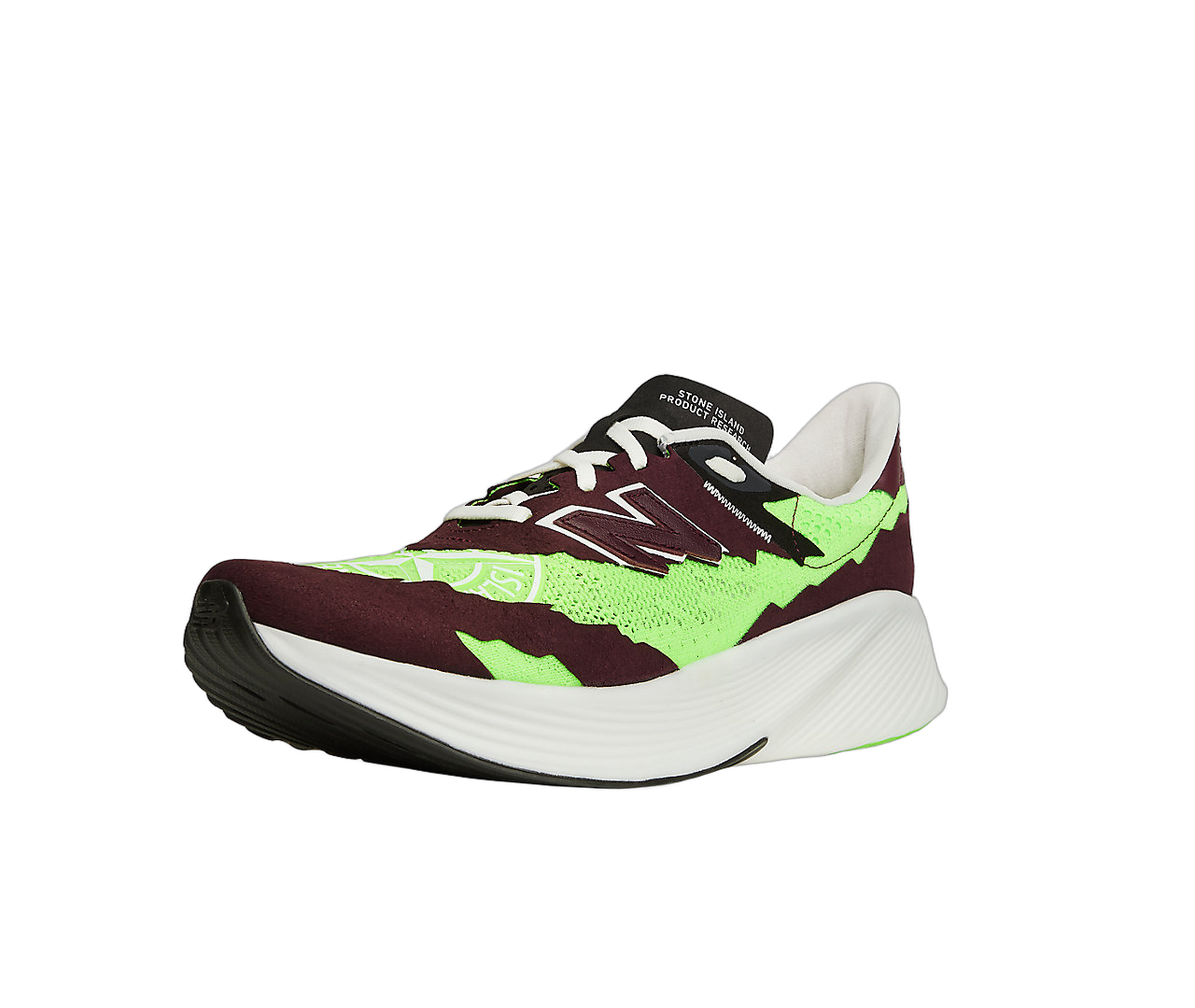 New Balance FuelCell RC Elite v2 SI Stone Island TDS Green, Green/Maroon/White (MSRCELSO)