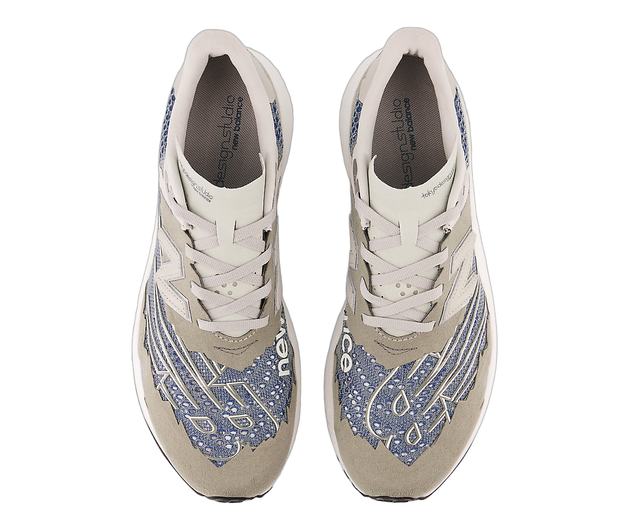 New Balance FuelCell RC Elite v2 Tokyo Design Studio Grey Vetiver, Blue/Vetiver/Light Grey (MSRCELTO)