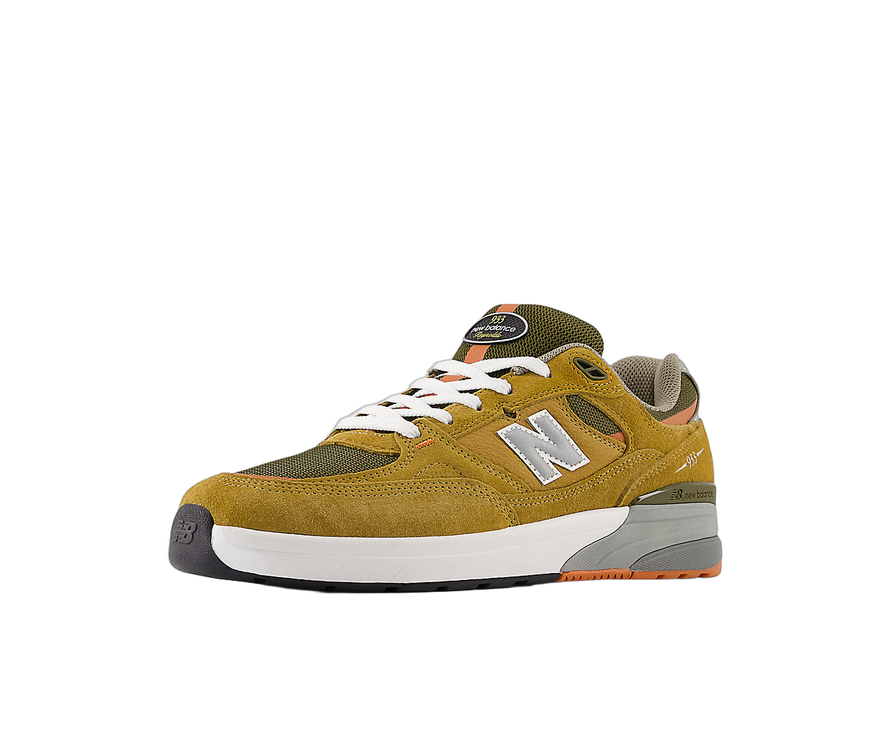 New Balance Numeric 933 Andrew Reynolds Wheat, Wheat/Silver/Olive (NM933MNO)
