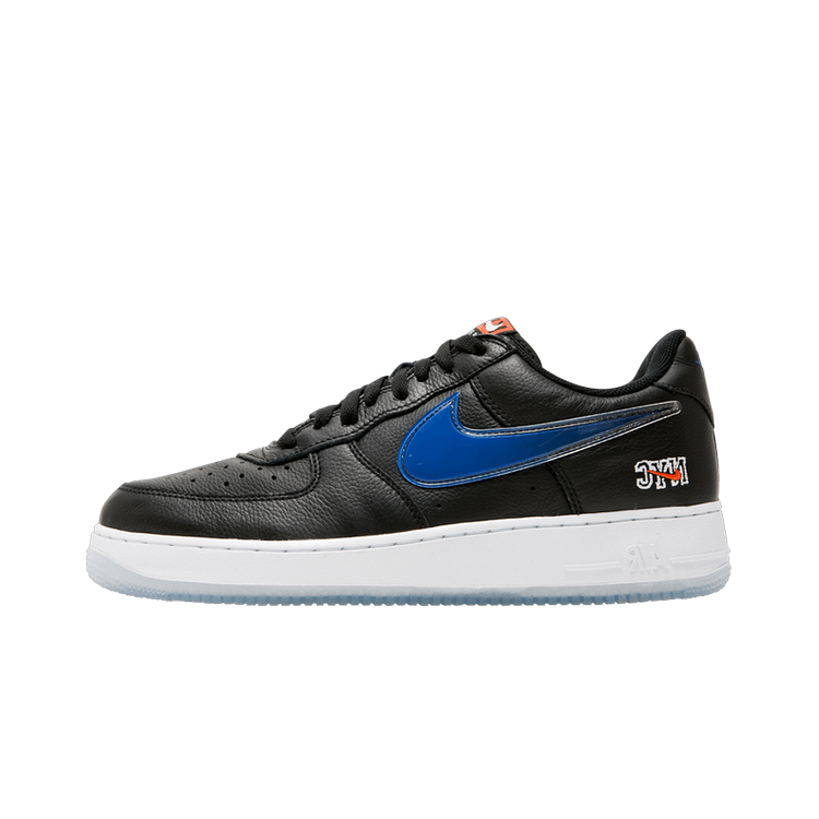 Nike Air Force 1 Low Kith Knicks Away, Black/Team Orange-Black-Rush Blue (CZ7928-001)