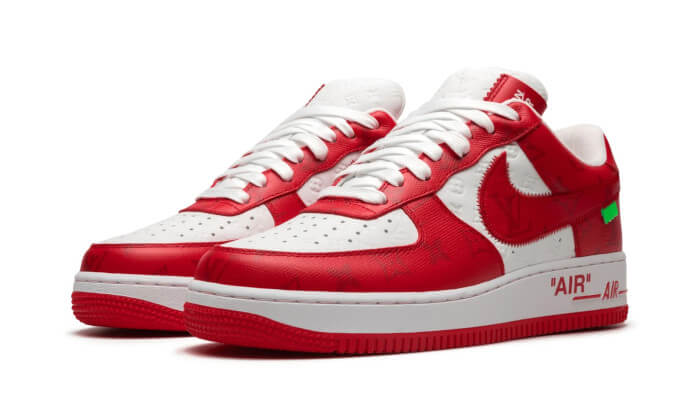 Louis Vuitton Nike Air Force 1 Low By Virgil Abloh White Red, White/Red (louis-vuitton-nike-air-force-1-low-by-virgil-abloh-white-red)
