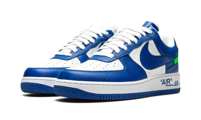 Louis Vuitton Nike Air Force 1 Low By Virgil Abloh White Royal, White/Royal (louis-vuitton-nike-air-force-1-low-by-virgil-abloh-white-royal)