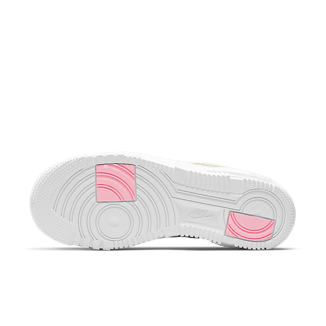 Nike Air Force 1 Low Pixel Olive Aura, White/Sea Glass-Arctic Punch-Olive Aura (DM3014-100)