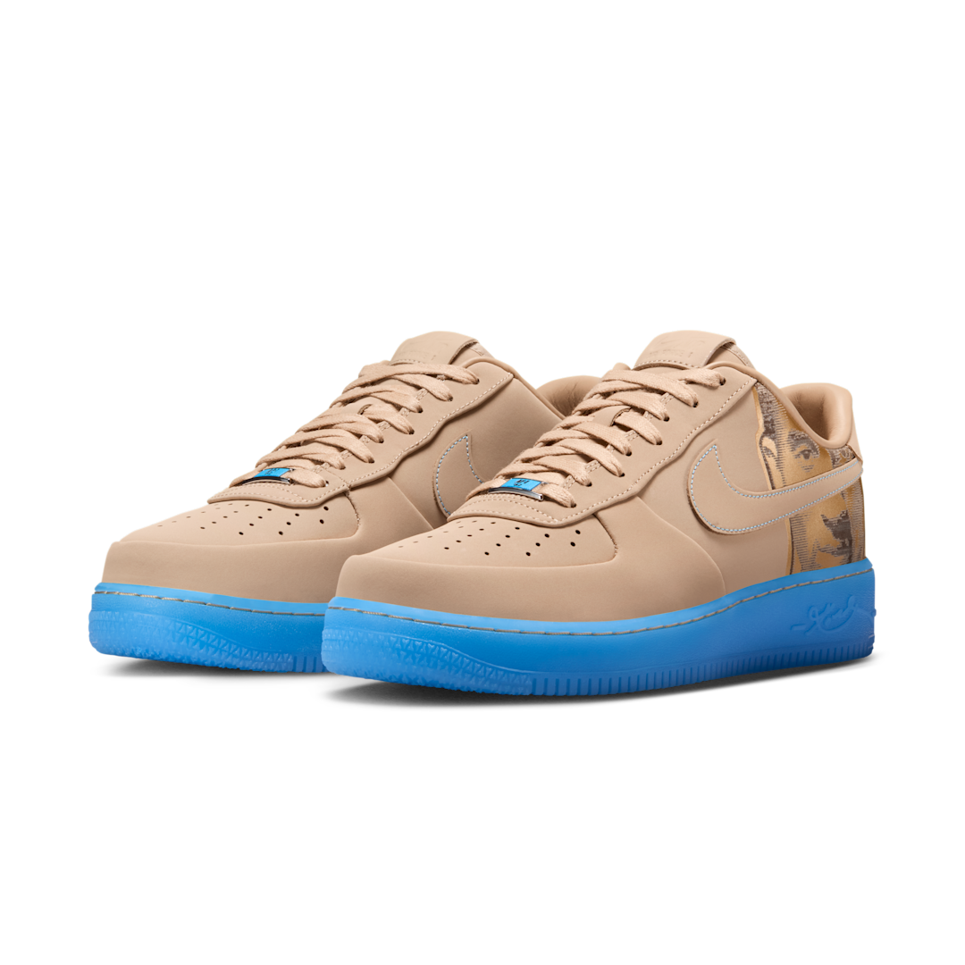 Nike Air Force 1 Low Protro Kobe Bryant Linen, Linen/Linen/University Blue (IH1018-200)