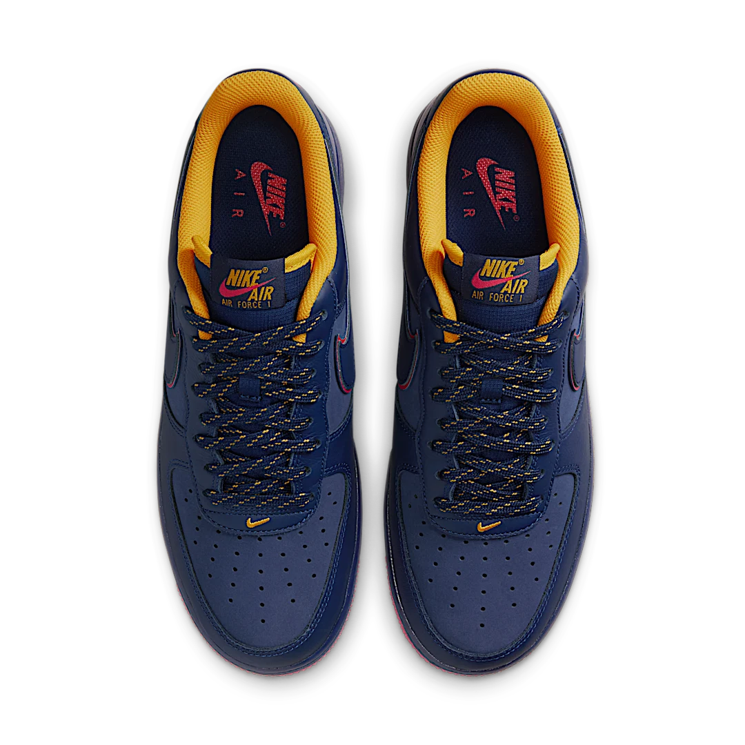 Nike Air Force 1 Low Retro Lettering, Navy/Red/Gold (HV5752-410)