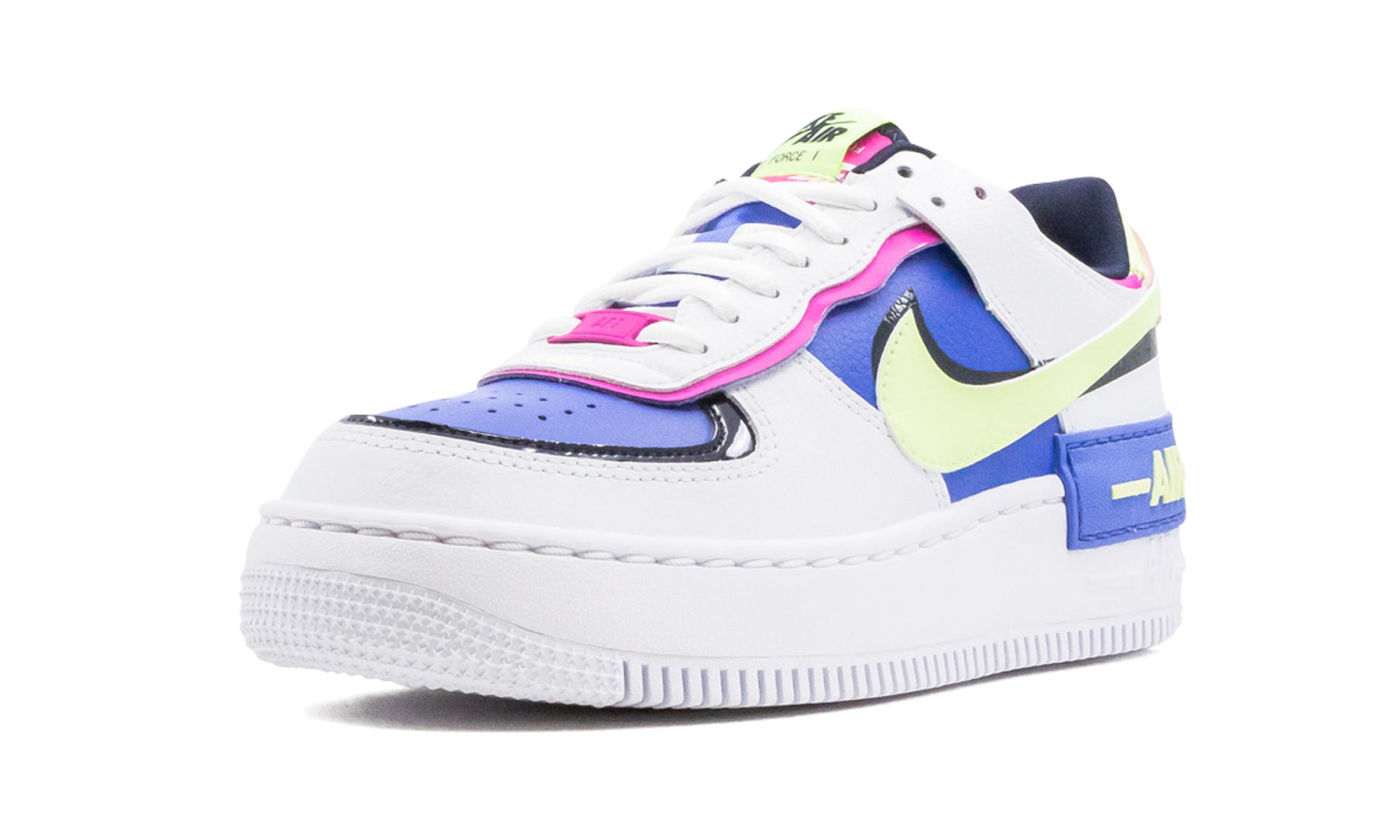Nike Air Force 1 Low Shadow White Sapphire Barely Volt
