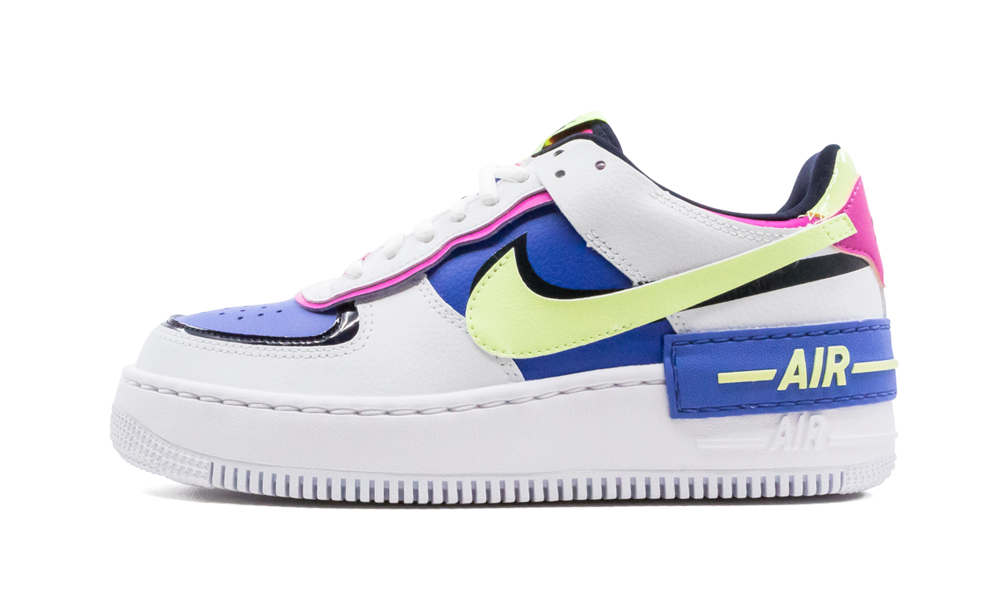 Nike Air Force 1 Low Shadow White Sapphire Barely Volt