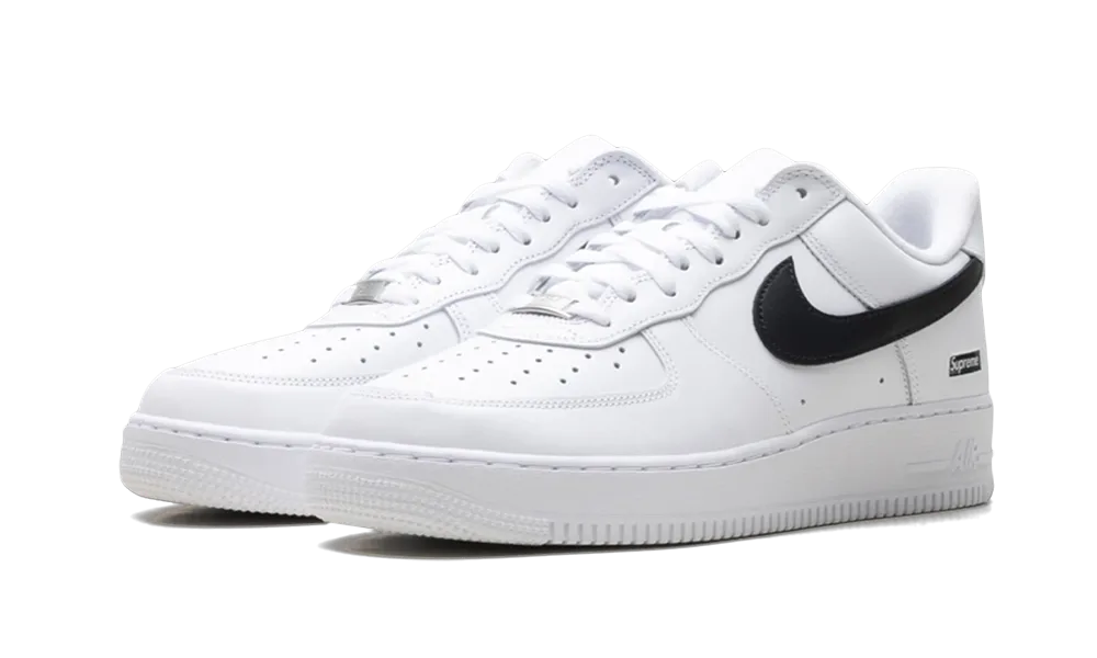 Nike Air Force 1 Low Supreme White Black - Sneak