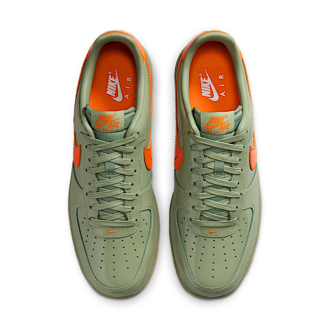 Nike Air Force 1 Low Wet Putty 2.0, Oil Green/Safety Orange-Platinum Tint (HJ9118-386)