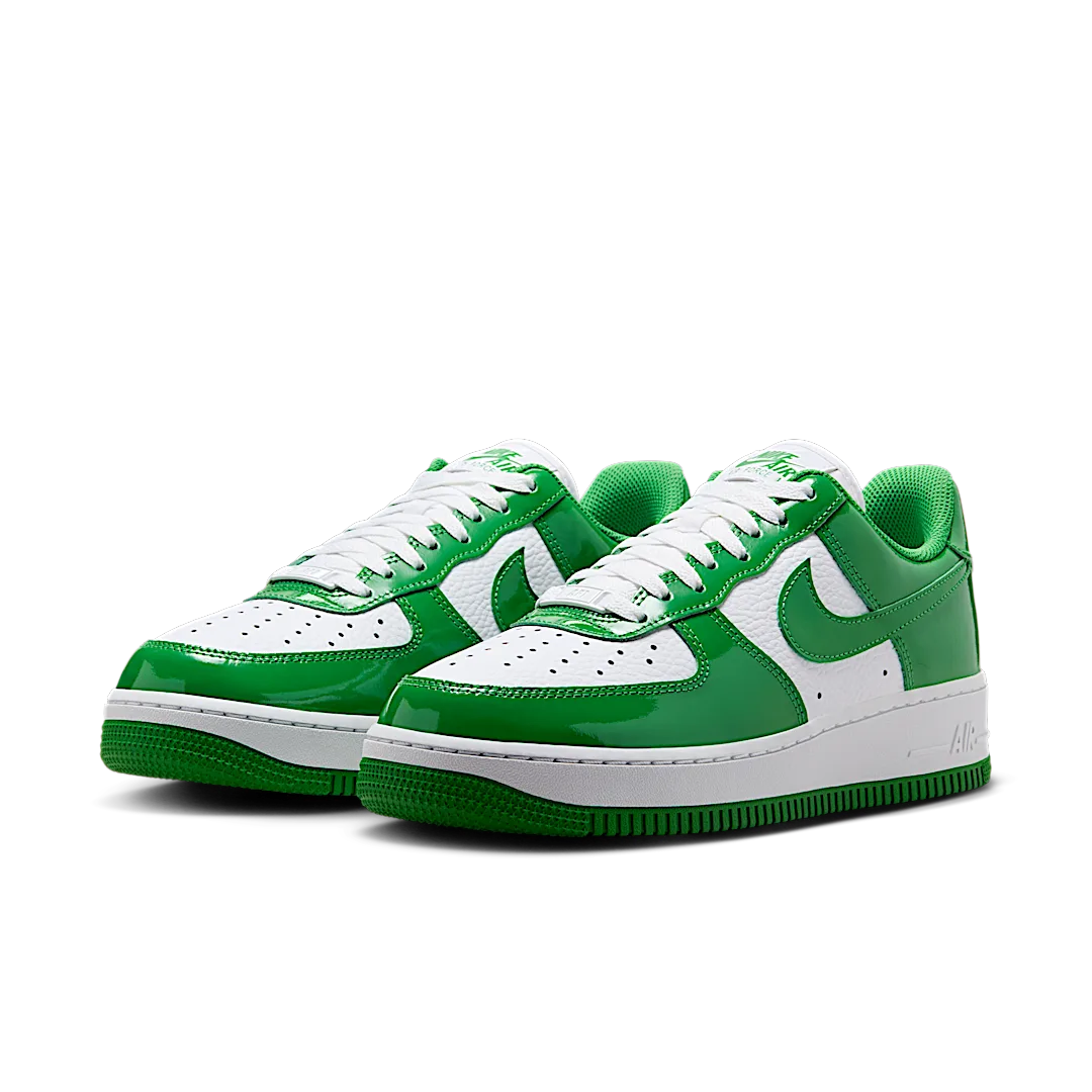 Nike Air Force 1 Low '07 Kelly Green Patent, White/Kelly Green (FJ4801-300)