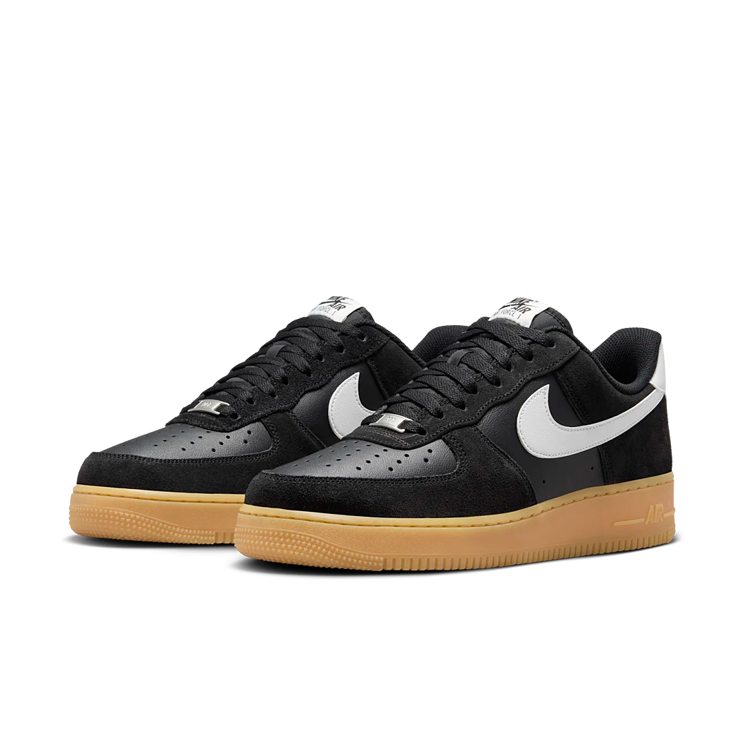 Nike Air Force 1 Low '07 LV8 Black Summit White Gum, Black/Summit White/Gum Light Brown (FQ8714-004)