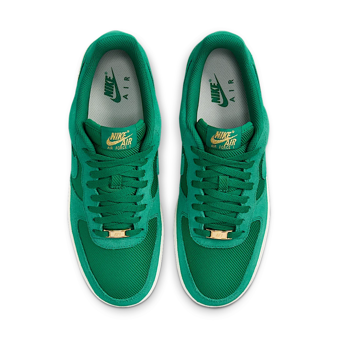 Nike Air Force 1 Low '07 LV8 Malachite Pale Ivory Metallic Gold, Malachite/Pale Ivory/Metallic Gold/Malachite (FZ5222-300)