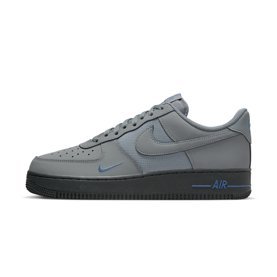 Nike Air Force 1 Low '07 LV8 Smoke Grey Anthracite Diffused Blue, Smoke Grey/Anthracite/Metallic Silver/Diffused Blue (IM6002-084)