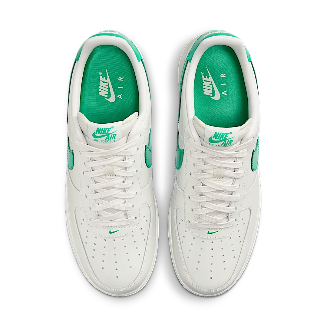 Nike Air Force 1 Low '07 Patent Platinum Tint Stadium Green, Platinum Tint/Stadium Green (HF4864-094)