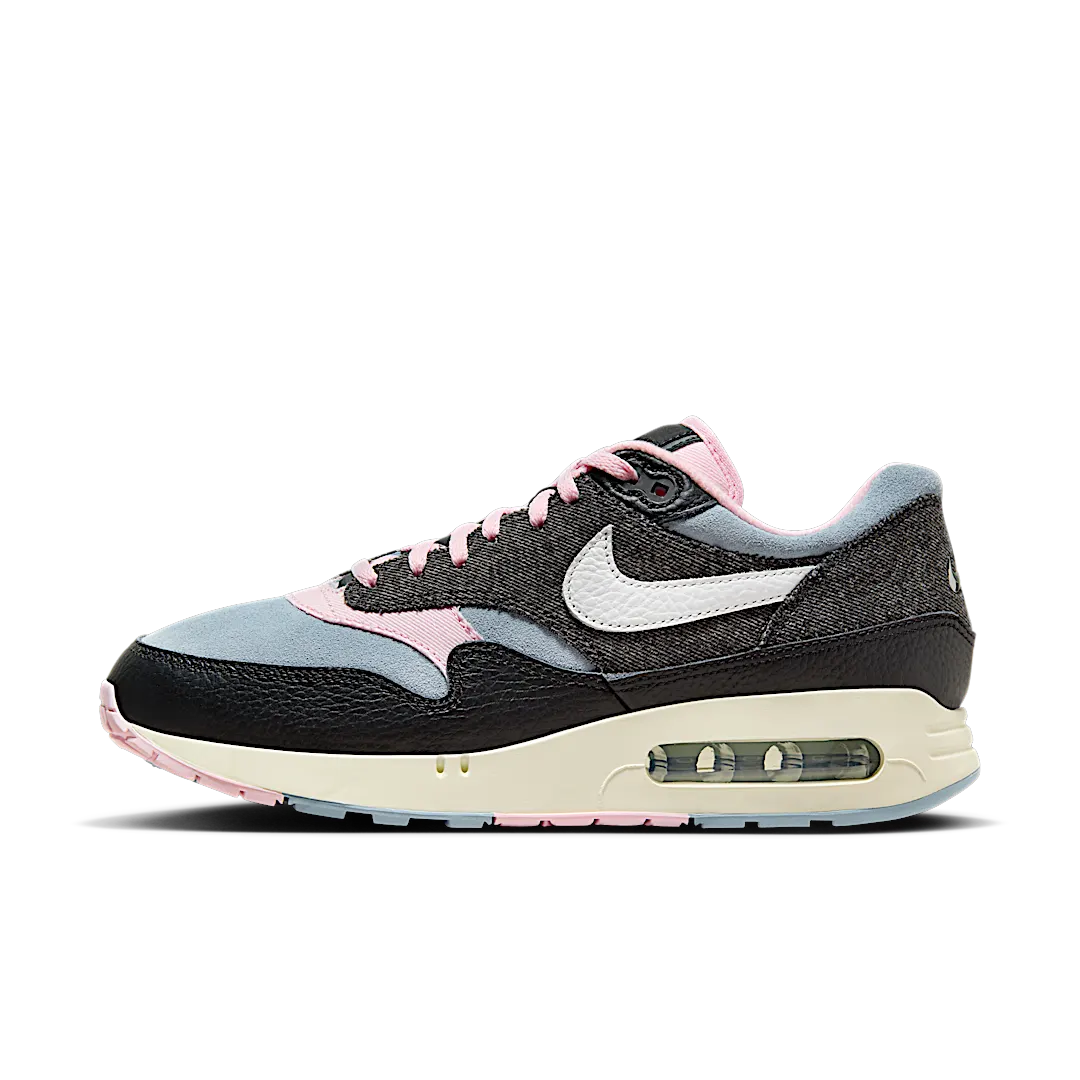 Nike Air Max 1 '86 Big Bubble Black Denim, Black/Summit White/Anthracite/Pink Foam (FB9647-001)