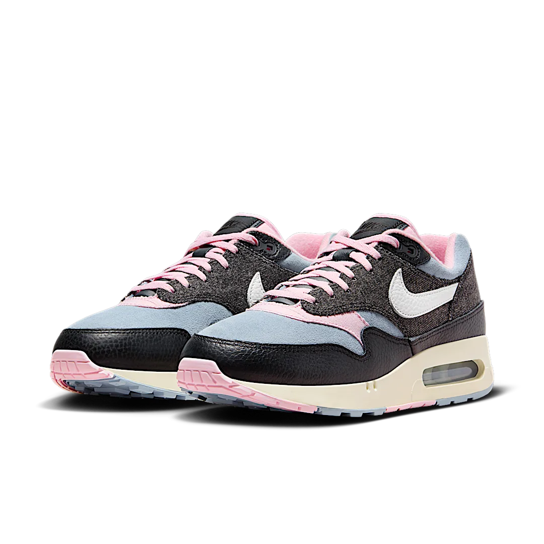 Nike Air Max 1 '86 Big Bubble Black Denim, Black/Summit White/Anthracite/Pink Foam (FB9647-001)
