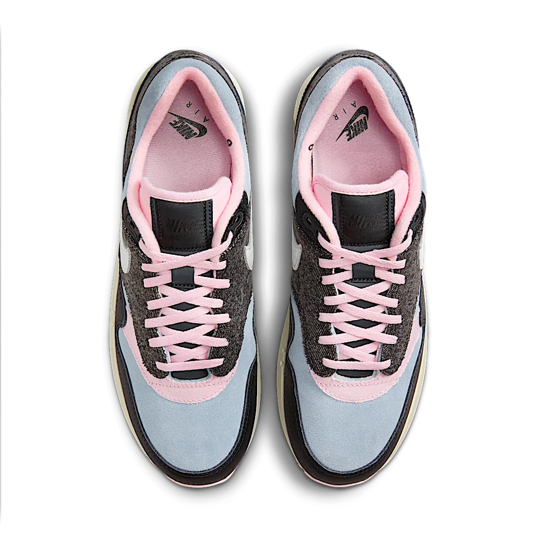 Nike Air Max 1 '86 Big Bubble Black Denim, Black/Summit White/Anthracite/Pink Foam (FB9647-001)