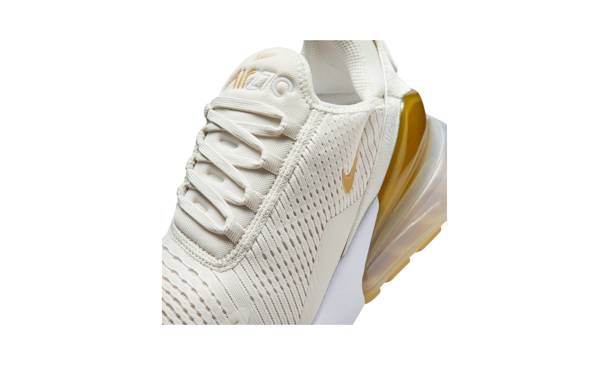 Nike Air Max 270 Light Bone Metallic Gold
