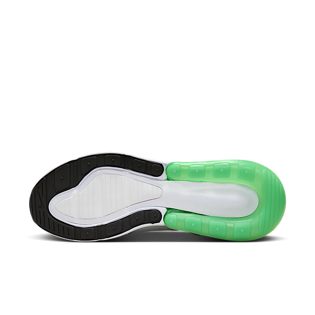 Nike Air Max 270 Light Silver Green Shock, Light Silver/Black/White/Green Shock (AH8050-027)