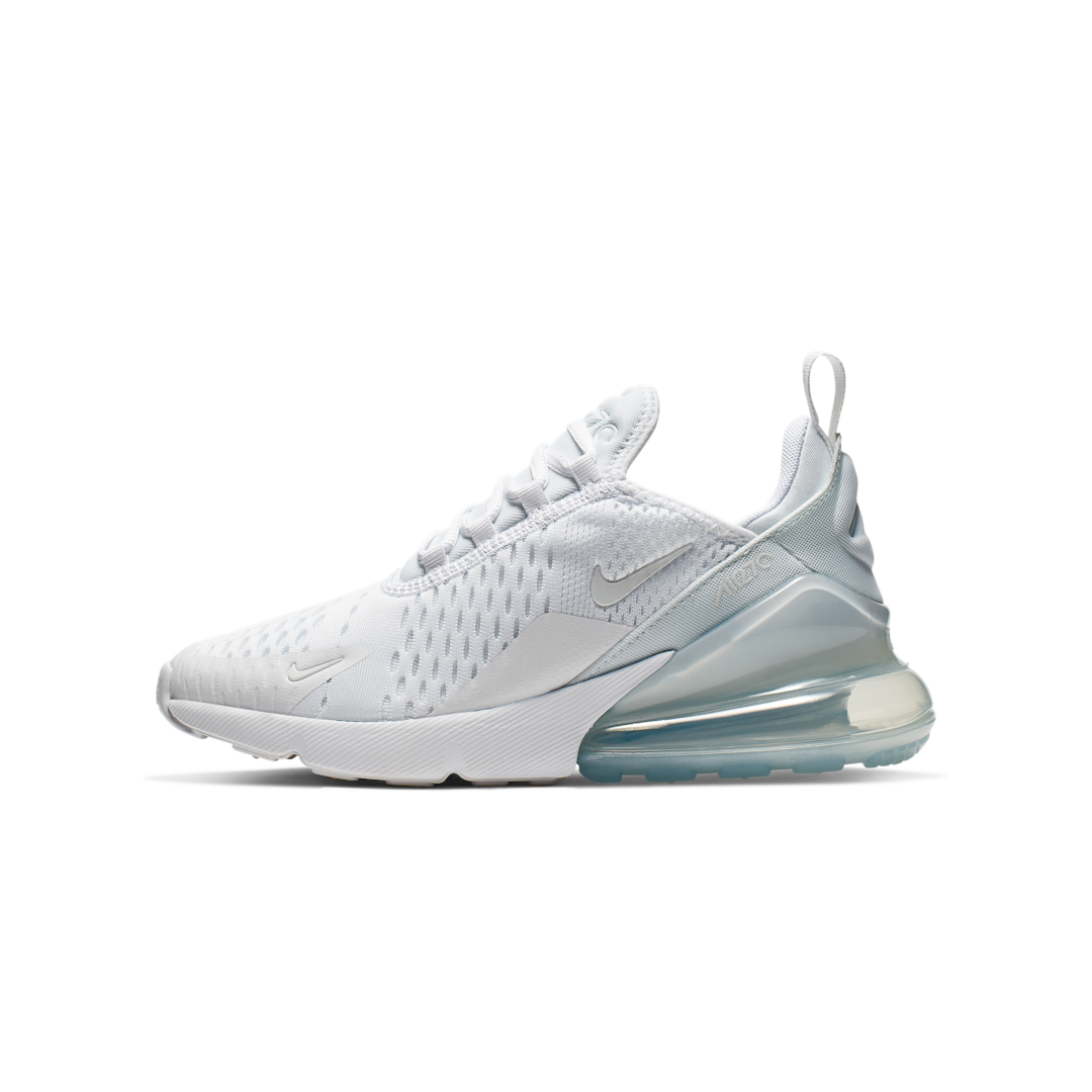 Nike Air Max 270 White Metallic Silver, White/Metallic Silver/White (943345-103)
