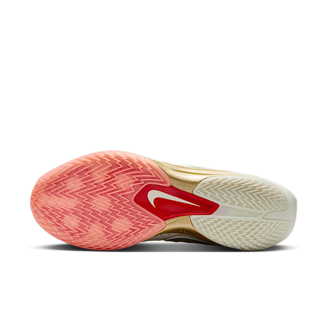 Nike Air Zoom GT Cut 3 Our Holiday, Sea Glass/Oil Green/Metallic Gold/University Red/Light Wild Mango/Sail (DV2913-005)