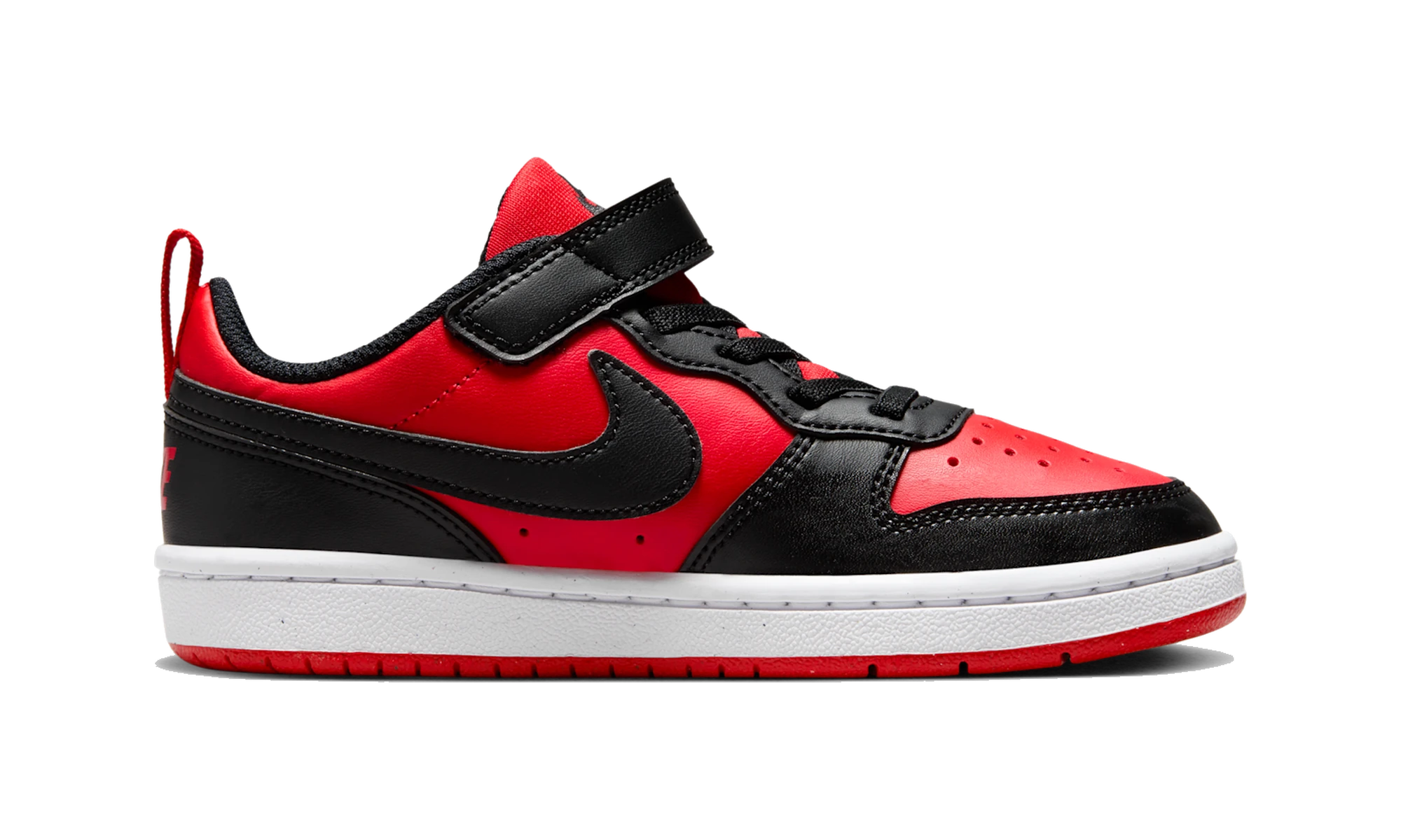 Nike Court Borough Low Recraft University Red Black (PS)