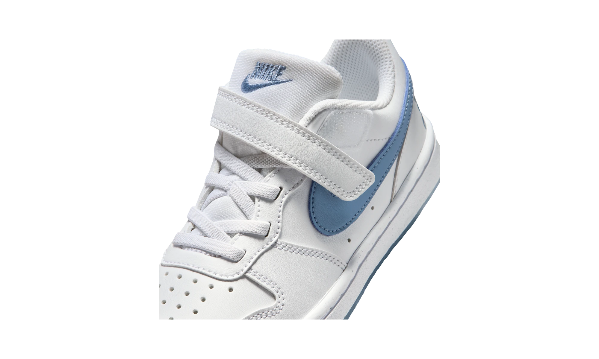 Nike Court Borough Low White Work Blue (PS)