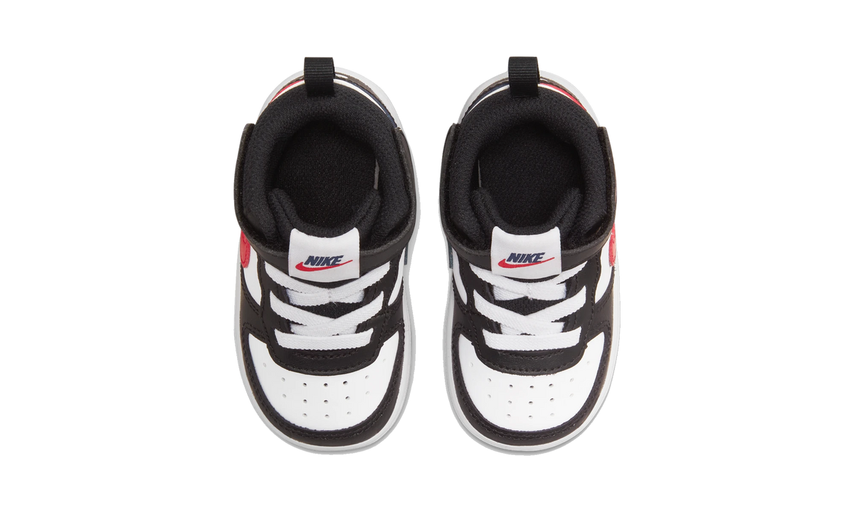 Nike Court Borough Mid 2 White Black University Red (TD)