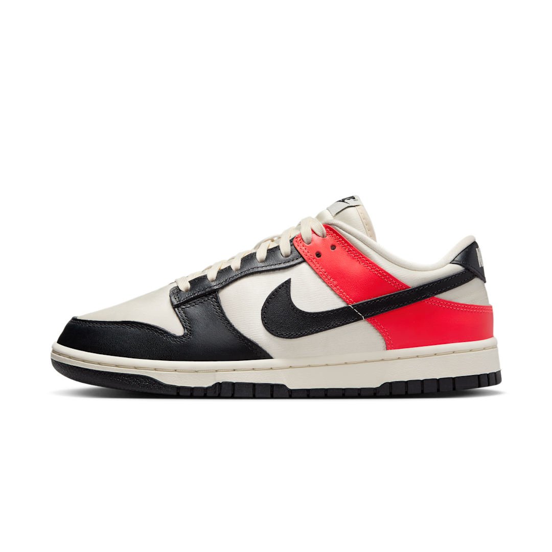 Nike Dunk Low Black Toe Bright Crimson