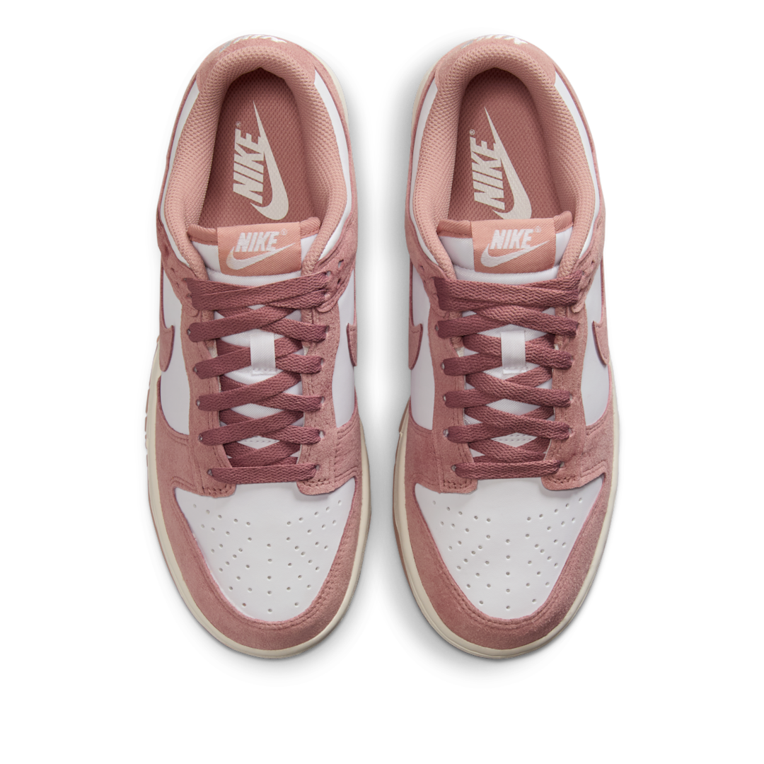 Nike Dunk Low Rose Whisper Gold Mini Swoosh, Summit White/Rose Whisper/Sail/Metallic Gold (IB4417-102)